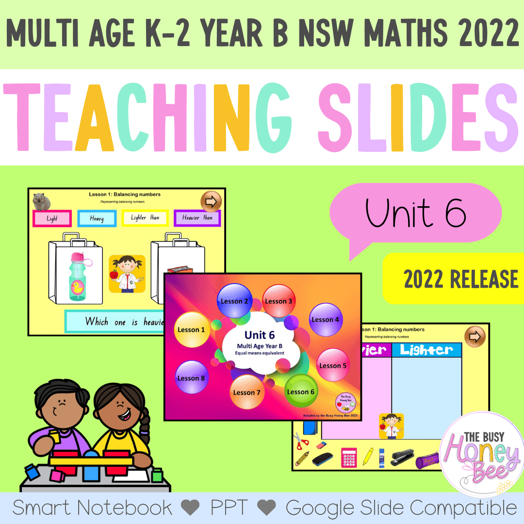 Multi Age K-2 Year B Term 2 Maths Teaching Slides Mega Bundle - Teaching Slides