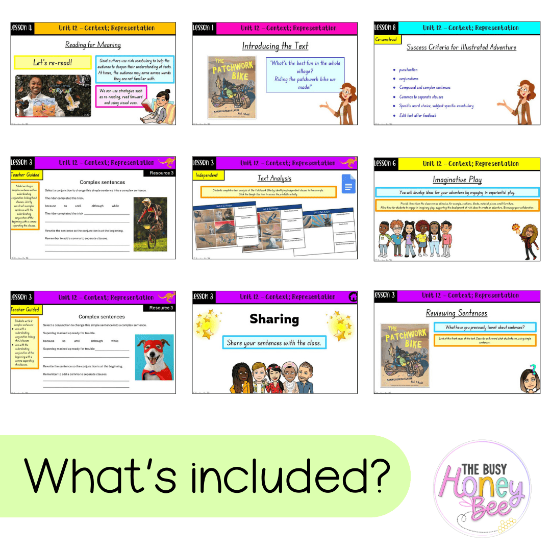 Multi Age K-2 Year B Term 3 English Teaching Slides Mega Bundle - Teaching Slides