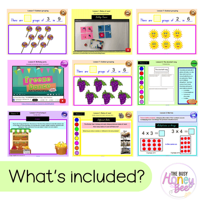 Multi Age K-2 Year B Term 3 Maths Teaching Slides Mega Bundle - Teaching Slides