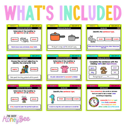 Multi Age K-2 Year B Ultimate English Australian | NSW English Daily Review | Warm-Up Mega Bundle - Warm Up | Revision