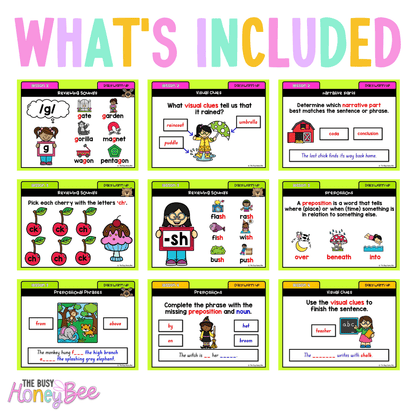 Multi Age K-2 Year B Ultimate English Australian | NSW English Daily Review | Warm-Up Mega Bundle - Warm Up | Revision