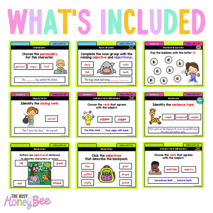 Multi Age K-2 Year B Ultimate English Australian | NSW English Daily Review | Warm-Up Mega Bundle - Warm Up | Revision