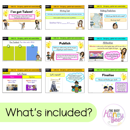 Multi Age K-2 Year B Ultimate English Teaching Slides Mega Bundle - Teaching Slides