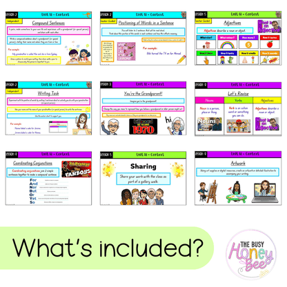 Multi Age K-2 Year B Ultimate English Teaching Slides Mega Bundle - Teaching Slides