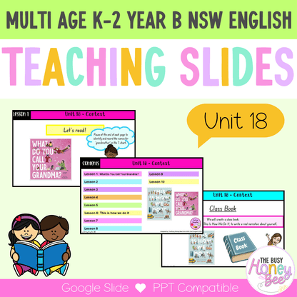 Multi Age K-2 Year B Ultimate English Teaching Slides Mega Bundle - Teaching Slides