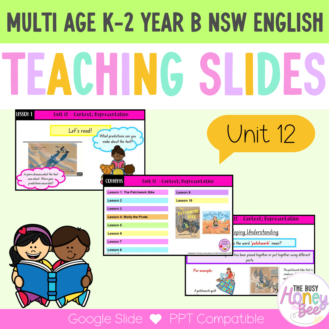 Multi Age K-2 Year B Ultimate English Teaching Slides Mega Bundle - Teaching Slides