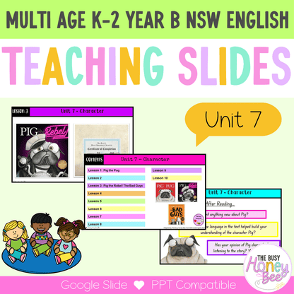 Multi Age K-2 Year B Ultimate English Teaching Slides Mega Bundle - Teaching Slides