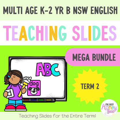 Multi Age K-2 Year B Ultimate English Teaching Slides Mega Bundle - Teaching Slides