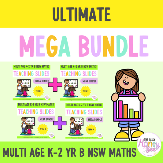Multi Age K-2 Year B Ultimate Maths Teaching Slides Mega Bundle - Teaching Slides