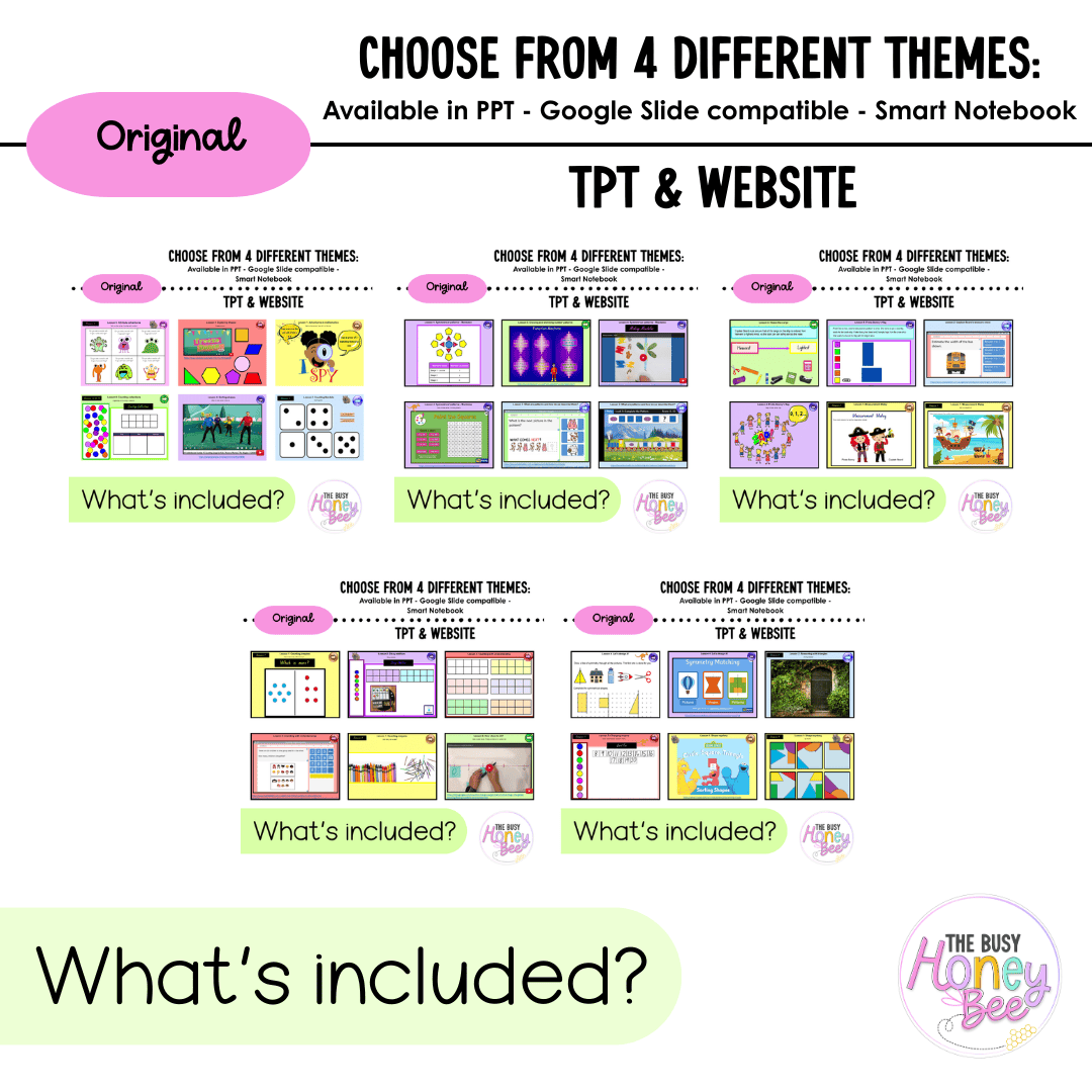 Multi Age K-2 Year B Ultimate Maths Teaching Slides Mega Bundle - Teaching Slides