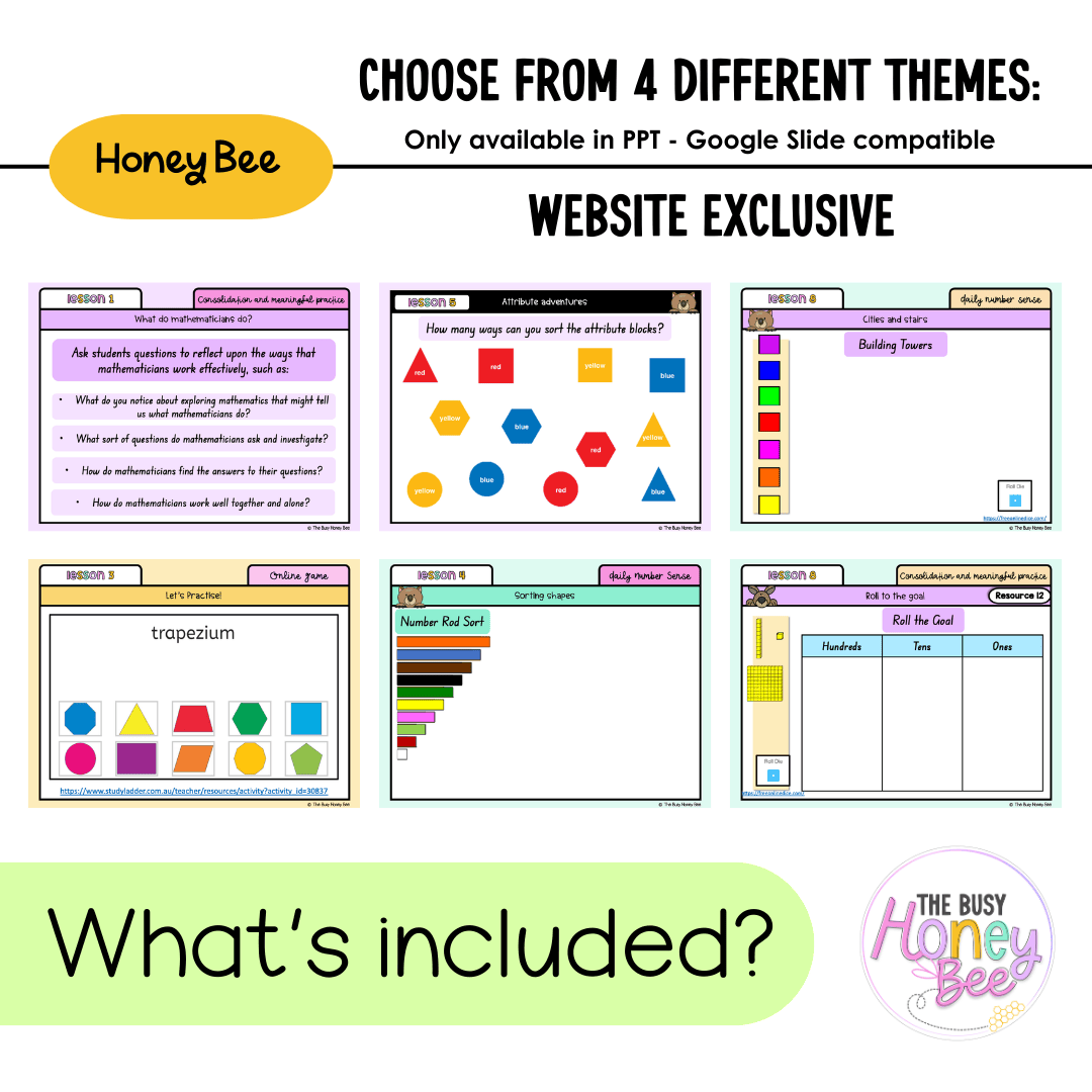Multi Age K-2 Year B Unit 1 NSW Maths Teaching Slides 2022 - Teaching Slides