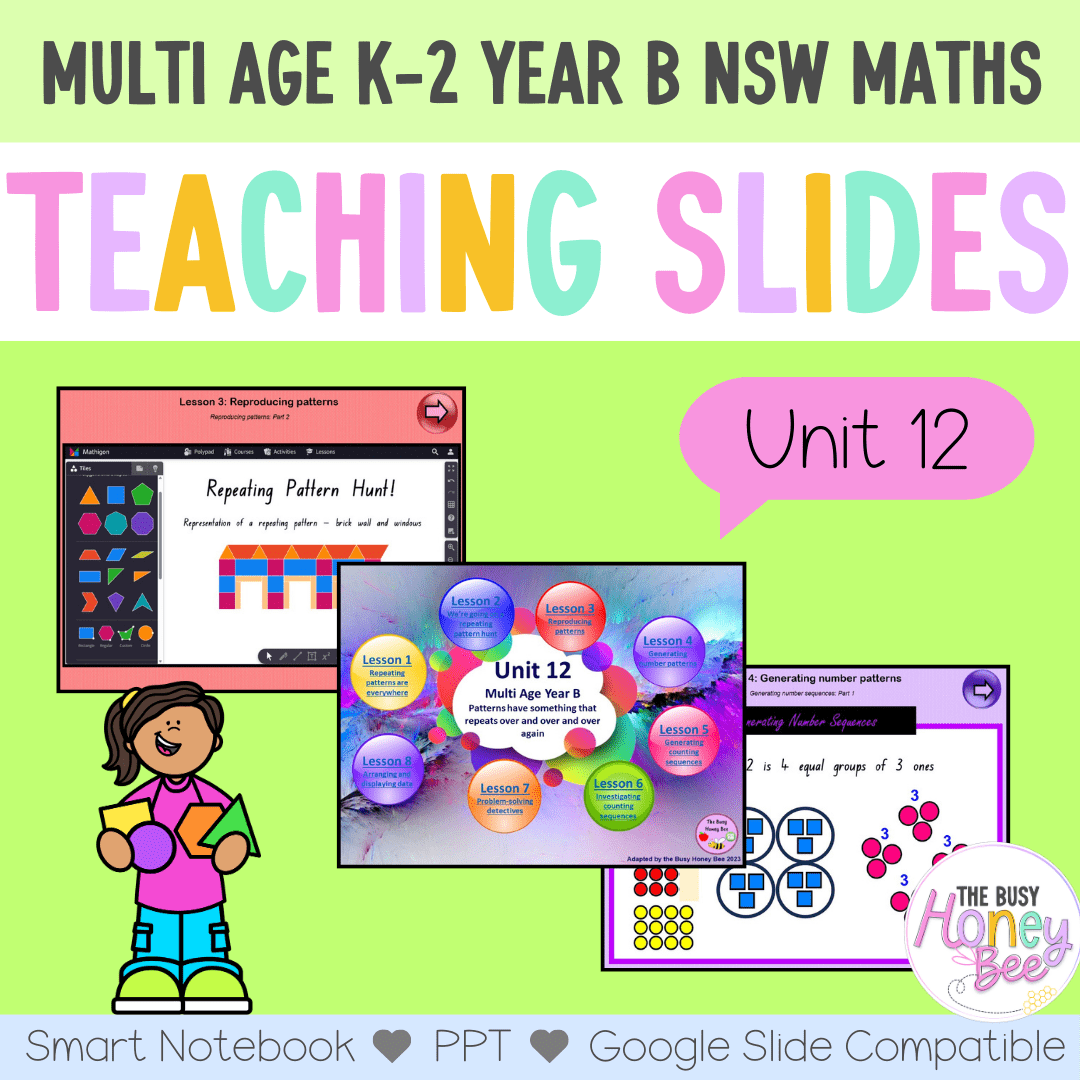 Multi Age K-2 Year B Unit 12 NSW Maths Teaching Slides - Assessment