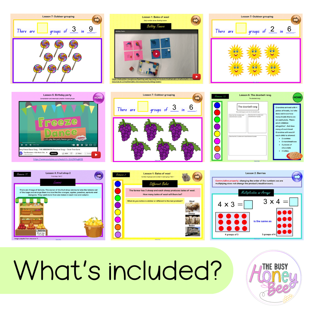 Multi Age K-2 Year B Unit 13 NSW Maths Teaching Slides - Teaching Slides
