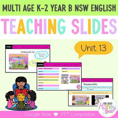 Multi Age K-2 Year B Unit 13 NSW Perspective and Argument English Teaching Slides - Teaching Slides
