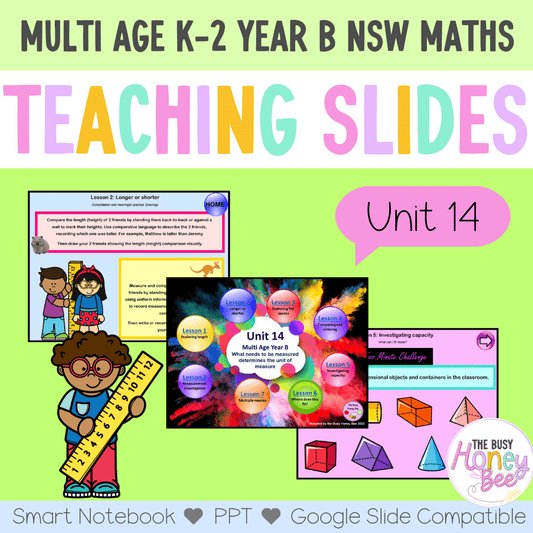 Multi Age K-2 Year B Unit 14 NSW Maths Teaching Slides - Teaching Slides