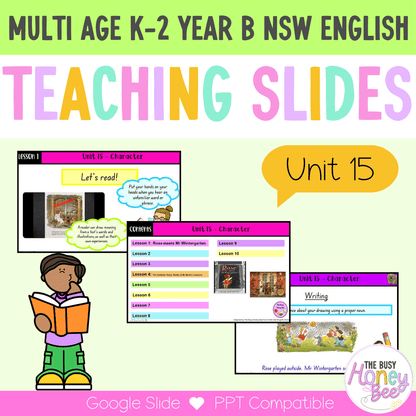 Multi Age K-2 Year B Unit 15 NSW Character English Teaching Slides - Teaching Slides
