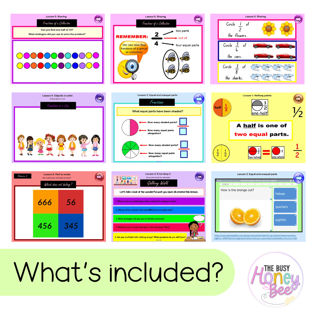 Multi Age K-2 Year B Unit 15 NSW Maths Teaching Slides - Teaching Slides