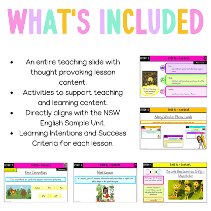 Multi Age K-2 Year B Unit 16 NSW Context English Teaching Slides - Teaching Slides