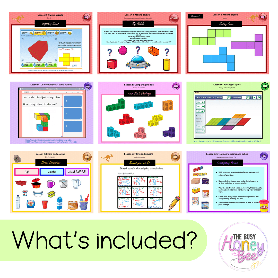 Multi Age K-2 Year B Unit 19 NSW Maths Teaching Slides - Zip Folder: Smart Notebook, PowerPoint, Google Slide Compatible