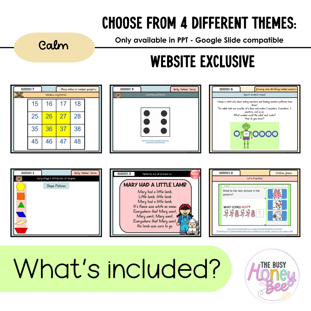 Multi Age K-2 Year B Unit 2 NSW Maths Teaching Slides 2022 - Teaching Slides