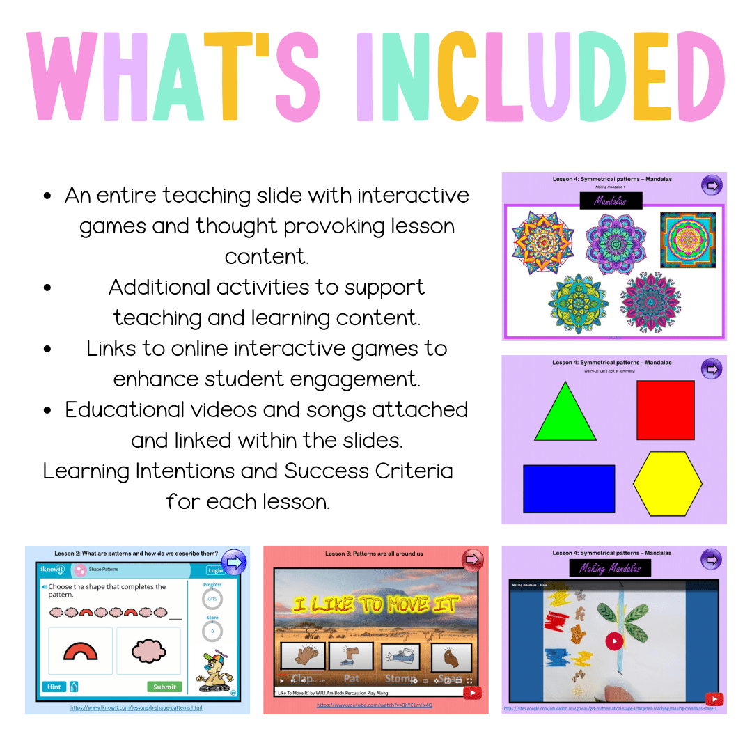 Multi Age K-2 Year B Unit 2 NSW Maths Teaching Slides - Teaching Slides
