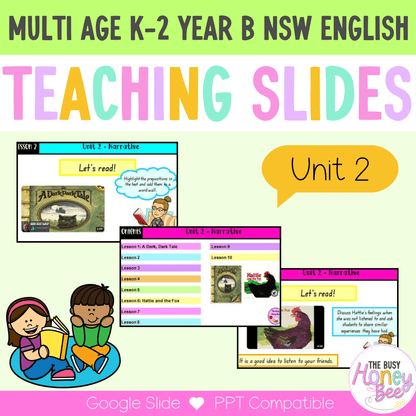 Multi Age K-2 Year B Unit 2 NSW Narrative English Teaching Slides - Teaching Slides