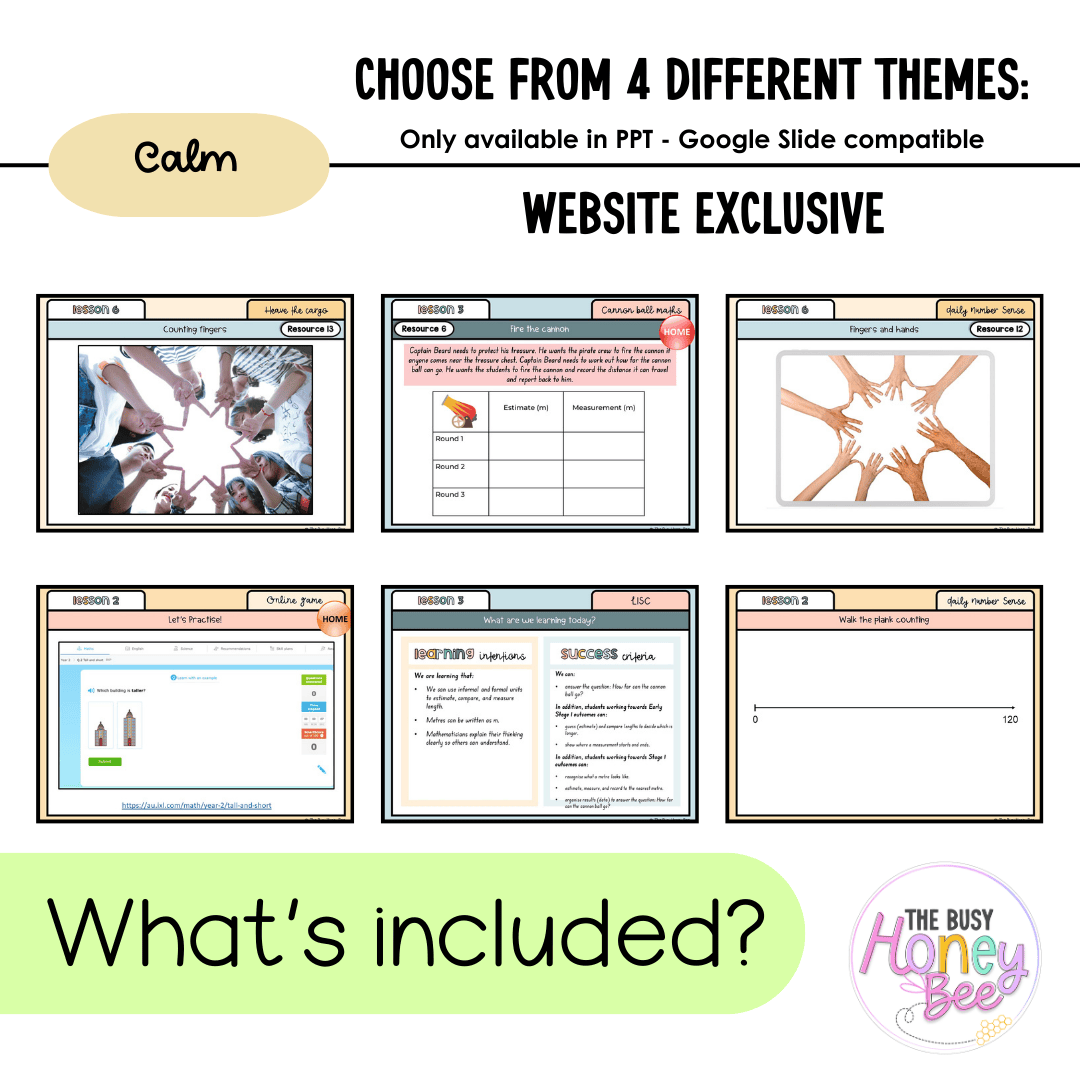 Multi Age K-2 Year B Unit 3 NSW Maths Teaching Slides 2022 - Teaching Slides