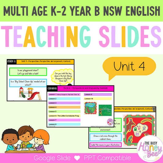 Multi Age K-2 Year B Unit 4 NSW Perspective, Argument and Context English Teaching Slides - Teaching Slides