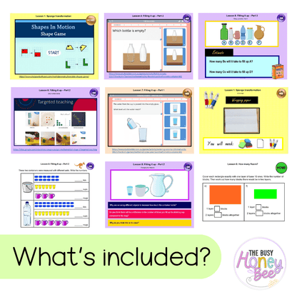 Multi Age K-2 Year B Unit 8 NSW Maths Teaching Slides - Teaching Slides