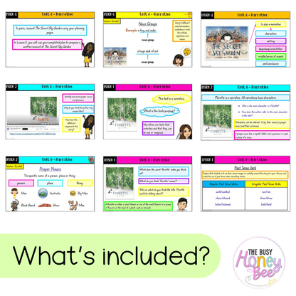 Multi Age K-2 Year B Unit 8 NSW Narrative English Teaching Slides - Teaching Slides