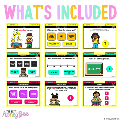 Multi Age K-2 Yr A Australian | NSW Math Daily Review Warm-Up Term 4 Mega Bundle - Warm Up | Revision