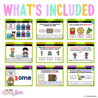 Multi Age K-2 Yr B Australian | NSW English Daily Review Term 4 Mega Bundle - Warm Up | Revision