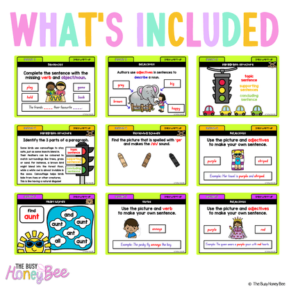 Multi Age K-2 Yr B Australian | NSW English Daily Review Term 4 Mega Bundle - Warm Up | Revision