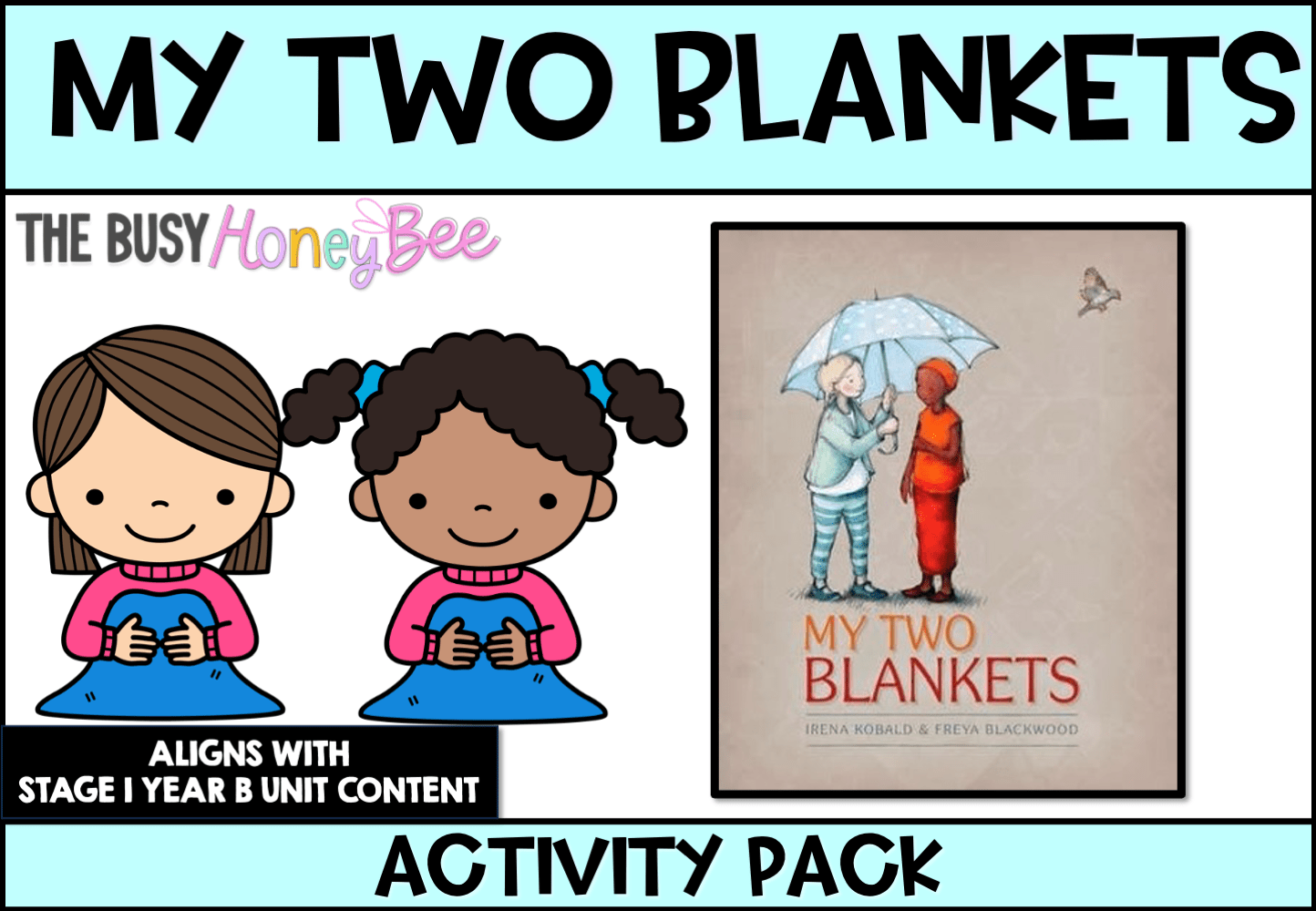 My Two Blankets by Irena Kobald Activity Pack - Activity Pack