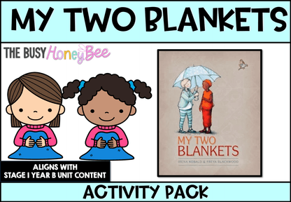 My Two Blankets by Irena Kobald Activity Pack - Activity Pack