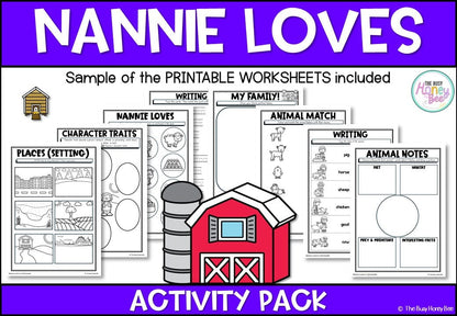 Nannie Loves Activity Pack - Activity Pack