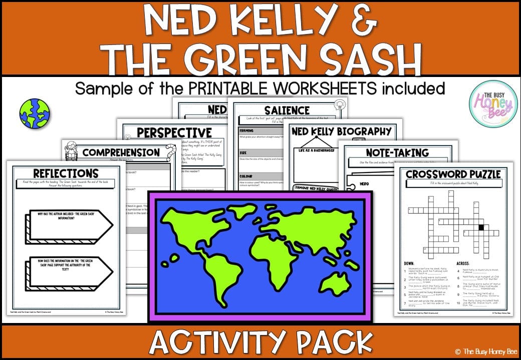 Ned Kelly and the Green Sash Activity Pack -