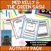 Ned Kelly and the Green Sash Activity Pack -