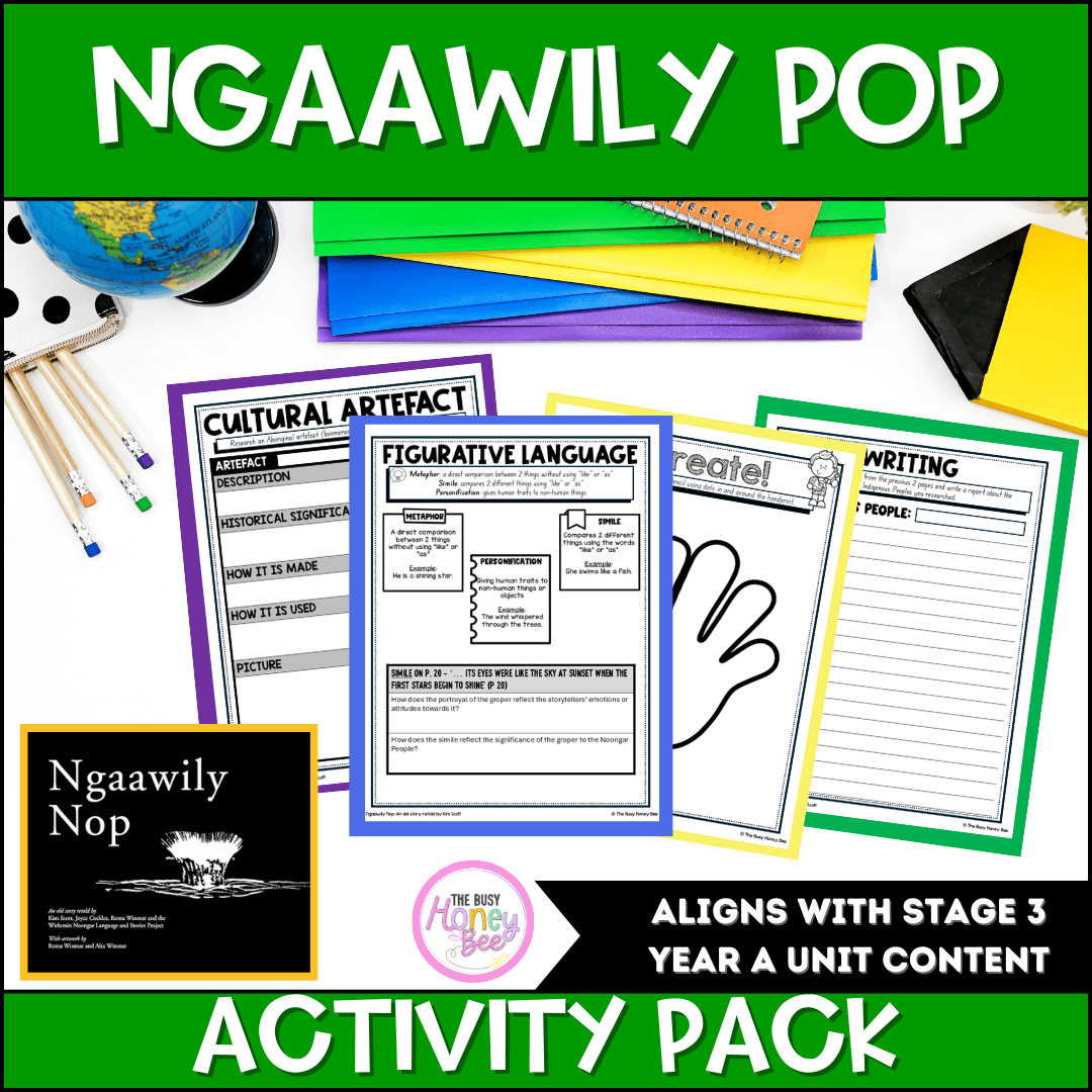 Ngaawily Nop: An old story retold Activity Pack - Activity Pack