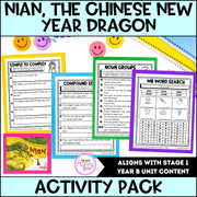 Nian, the Chinese New Year Dragon by Virginia Loh-Hagan Activity Pack -