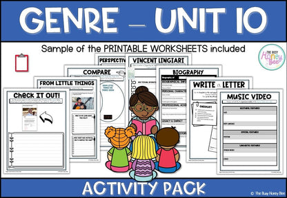 NSW Stage 3 Year B English Sample Unit of Work 10 Genre Activity Pack -