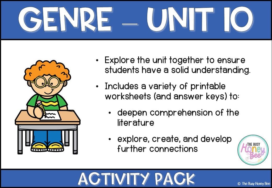 NSW Stage 3 Year B English Sample Unit of Work 10 Genre Activity Pack -
