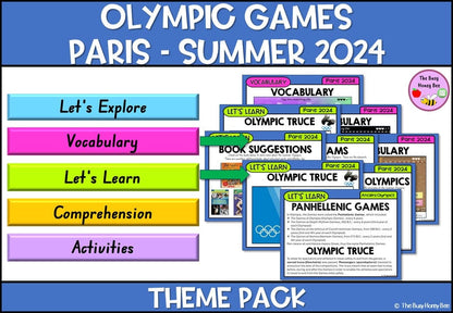 Olympics - Paris 2024 Theme Pack - Activity Pack
