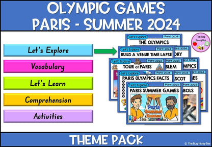 Olympics - Paris 2024 Theme Pack - Activity Pack