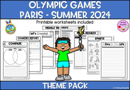 Olympics - Paris 2024 Theme Pack - Activity Pack