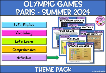Olympics - Paris 2024 Theme Pack - Activity Pack