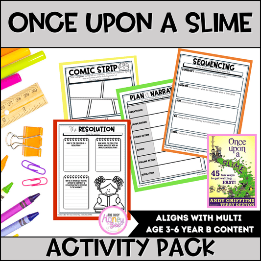 Once Upon a Slime: 45 Fun Ways to Get Writing … Fast! by Andy Griffiths Activity Pack -