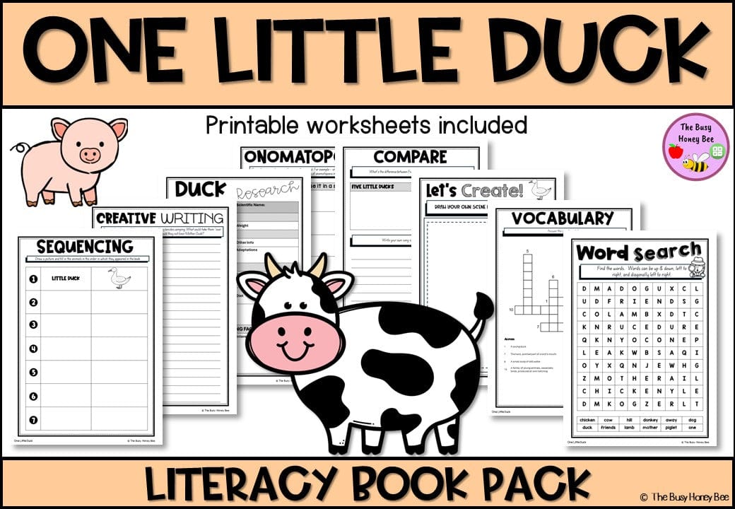 One Little Duck - CBCA 2024 - Literacy Book Pack - Activity Pack