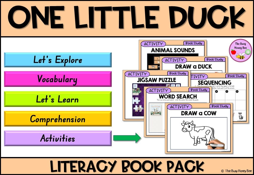 One Little Duck - CBCA 2024 - Literacy Book Pack - Activity Pack