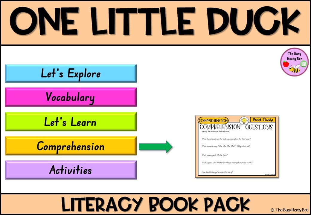One Little Duck - CBCA 2024 - Literacy Book Pack - Activity Pack